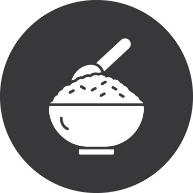 Vektör yiyecek ve sağlık simgesi