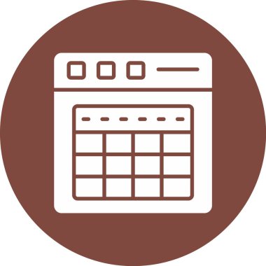 Ağ simgesi. Basit vektör illüstrasyonu