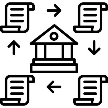 Kitap. Web simgesi basit illüstrasyon