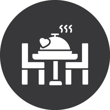 Gıda simgesinin vektör illüstrasyonu