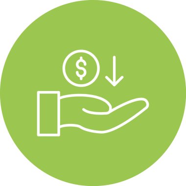 para simgesi vektör illüstrasyonu