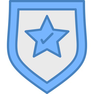 Rozet Simgesi Moda Biçiminde İzole Arkaplan