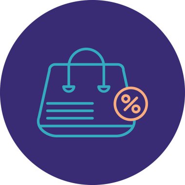 İş ve finans simgesinin vektör illüstrasyonu