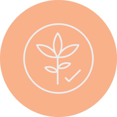 beautiful flower vector line icon