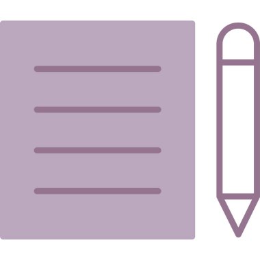 kalem simgesi, vektör illüstrasyon tasarımı