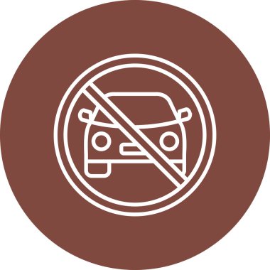 araba simgesi vektör illüstrasyonu yok