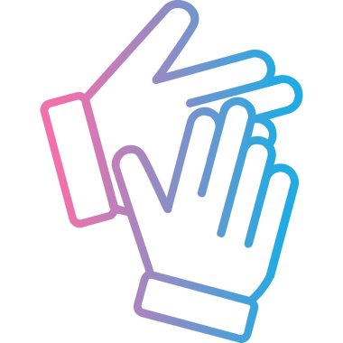 el simgesi, vektör illüstrasyonu