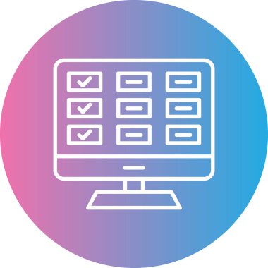 Tarayıcı. Web simgesi basit illüstrasyon