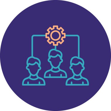 iş simgesi vektör illüstrasyonu