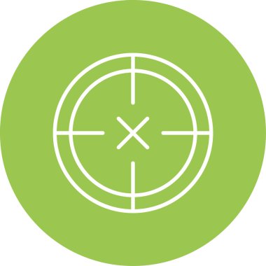 hedef simge vektör illüstrasyonu