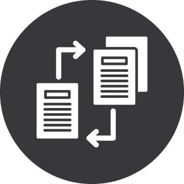 dosya biçimi simgesi, vektör illüstrasyonu