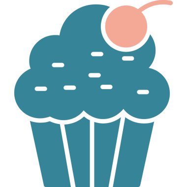 Tatlı kek, basit bir illüstrasyon