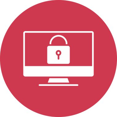 Dizüstü bilgisayar simgesi vektör çizimi