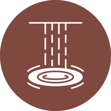 Bir bina simgesinin vektör illüstrasyonu