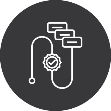 Modern ikon susuzluğunun vektör çizimi