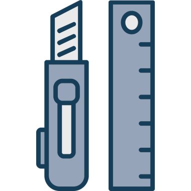 Beyaz arkaplanda iki dizin, illüstrasyon, vektör