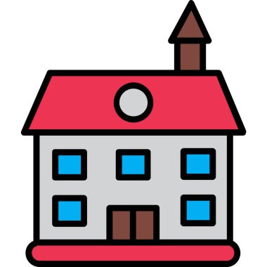 ev simgesi vektör illüstrasyonu