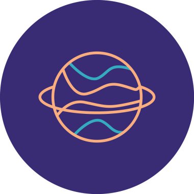 Güzel bir simgenin vektör illüstrasyonu