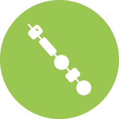 Şırınga. Web simgesi basit illüstrasyon