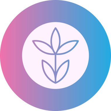 Yaprak simgesi, vektör illüstrasyonu