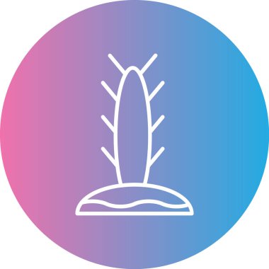 Benzersiz kaktüs vektör simgesi