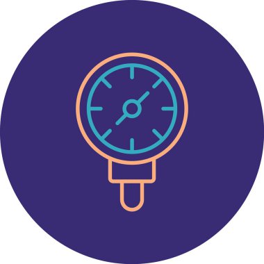 Hız göstergesinin vektör illüstrasyonu