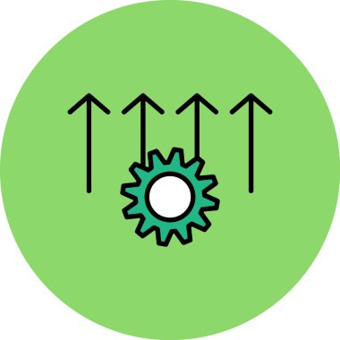 dişli vektör simgesi ayarlanıyor