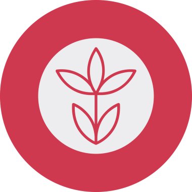 çiçek simgesi vektör illüstrasyonu