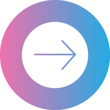 Ok yönü simgesi - taslak biçimi