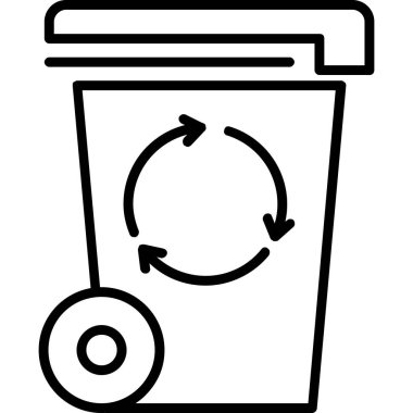 Çöp kutusu simgesi çizimini geri dönüştür