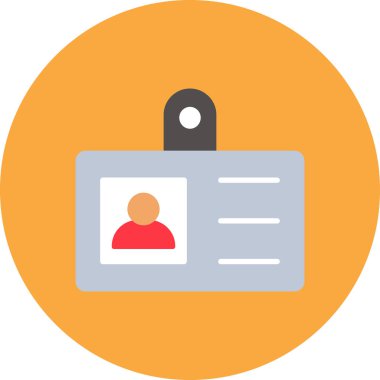 Hesap kartı vektör simgesi