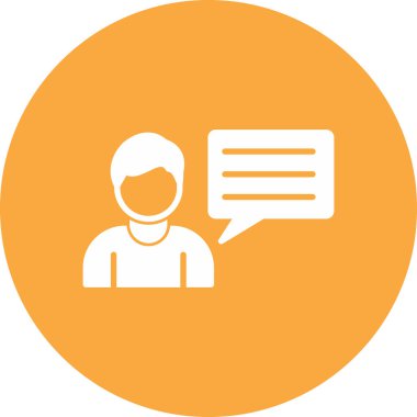 İş ikonu. Basit resimleme