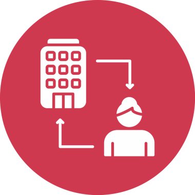 Bir grup insanın vektör çizimi