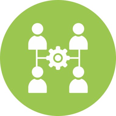 İnsan simgesinin vektör illüstrasyonu