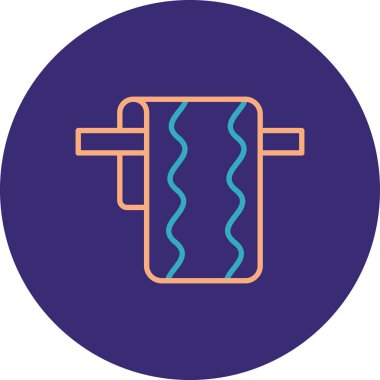 Bir gaz simgesinin vektör illüstrasyonu