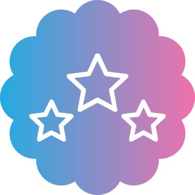 Yıldız. Web simgesi basit illüstrasyon