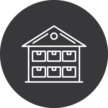 Modern simgenin vektör illüstrasyonu