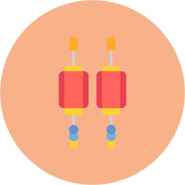 Tıbbi bir simgenin vektör illüstrasyonu