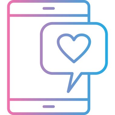 vektör illüstrasyonu, akıllı telefon simgesi tasarımı