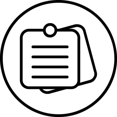 belge simgesi vektör illüstrasyonu