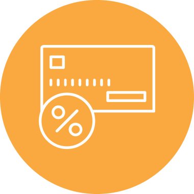 Soyut arkaplanda indirim simgesi izole edildi