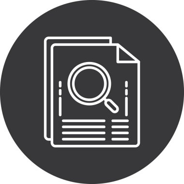 Vektör belgesi Simge illüstrasyonu