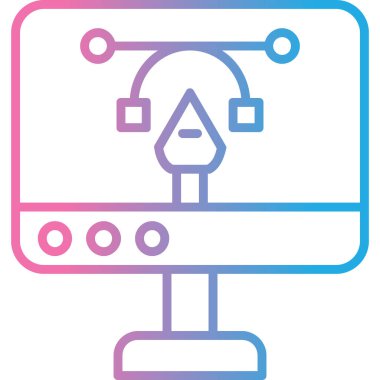 seo modern simgesinin vektör illüstrasyonu