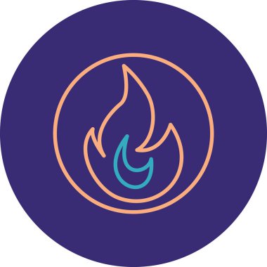 Simge vektör resimlemesini ateşle