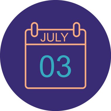 Takvim işareti simgesini, vektör çizim