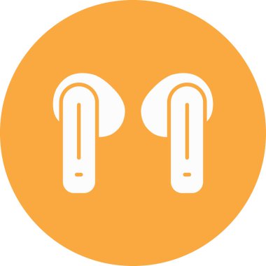 vektör çizim modern b eksikliği simgesi kulaklık