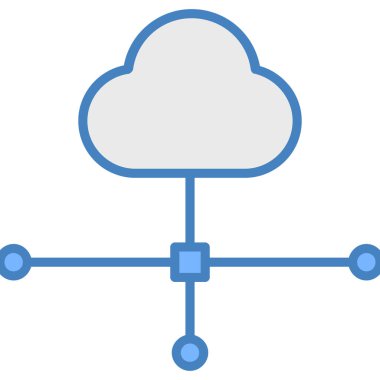 Bulut hesaplama. Web simgesi
