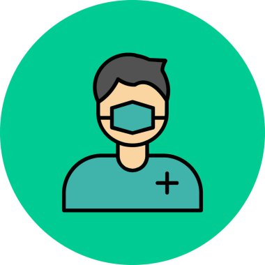 İnsan simgesinin vektör illüstrasyonu