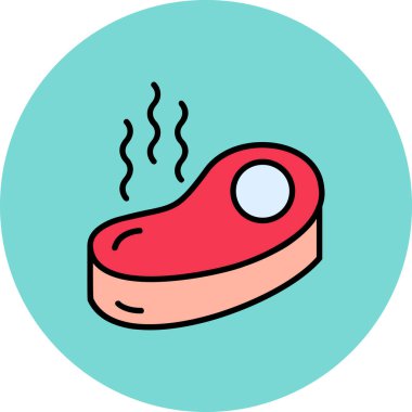 Gıda simgesinin vektör illüstrasyonu