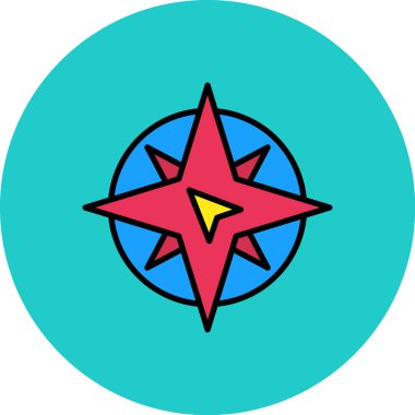 Pusula simgesi vektör resimlemesi